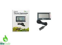 Digital thermometer for store vivarium