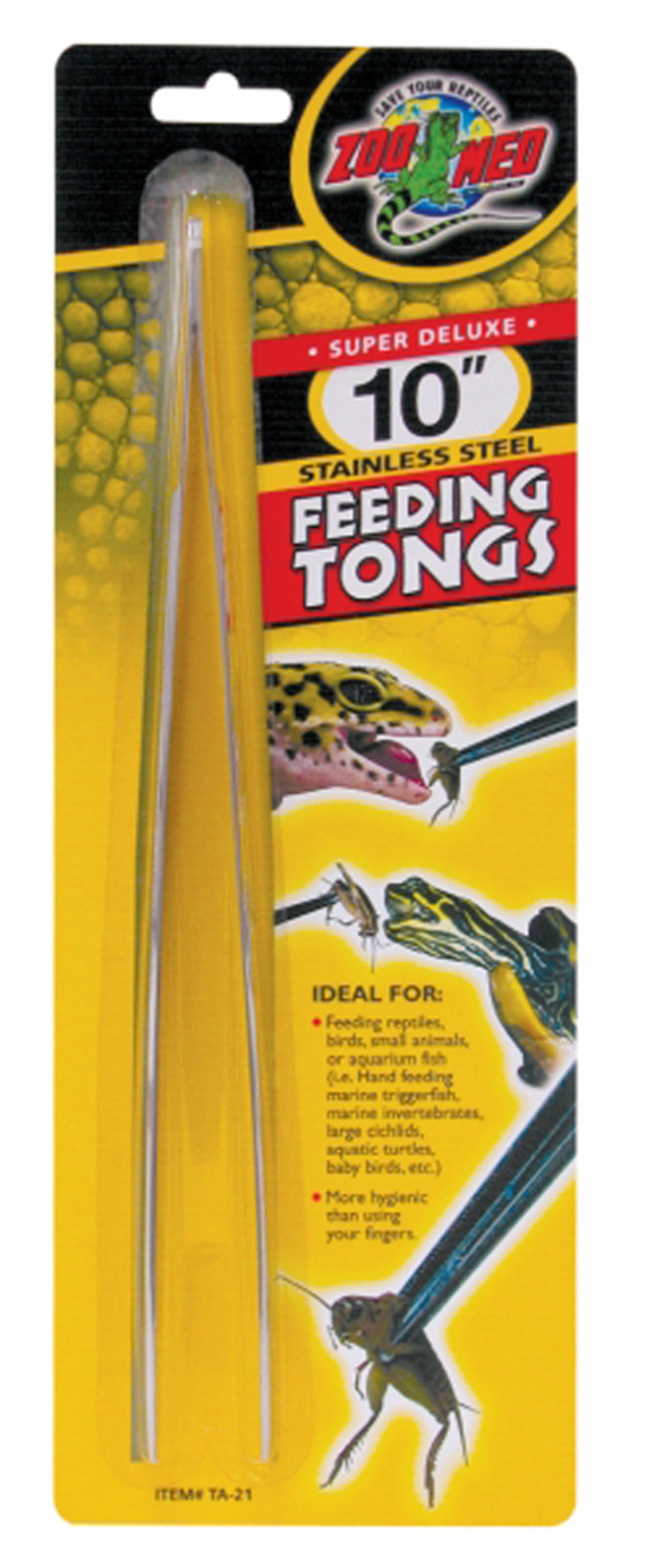 Feeding Tongs 10 Stainless Steel Black – BigFATPhids